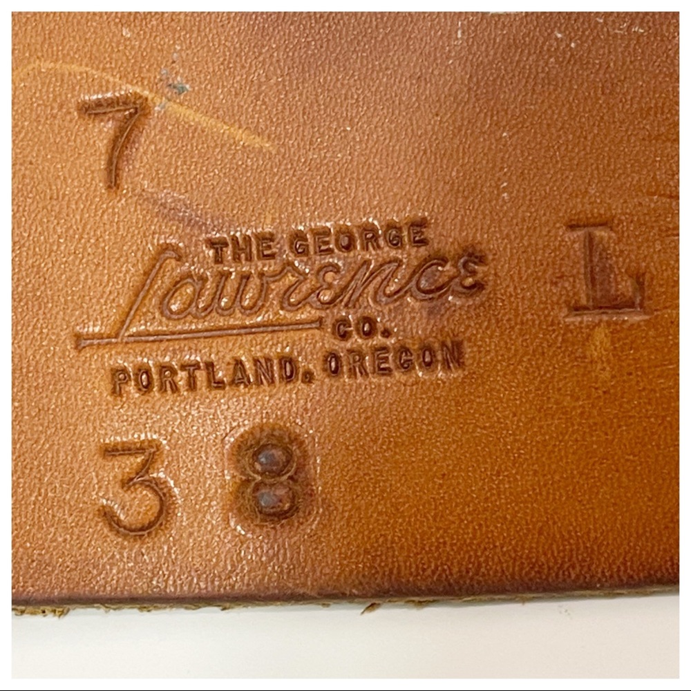 Vintage Belt George Lawrence Cartridge Leather View 5